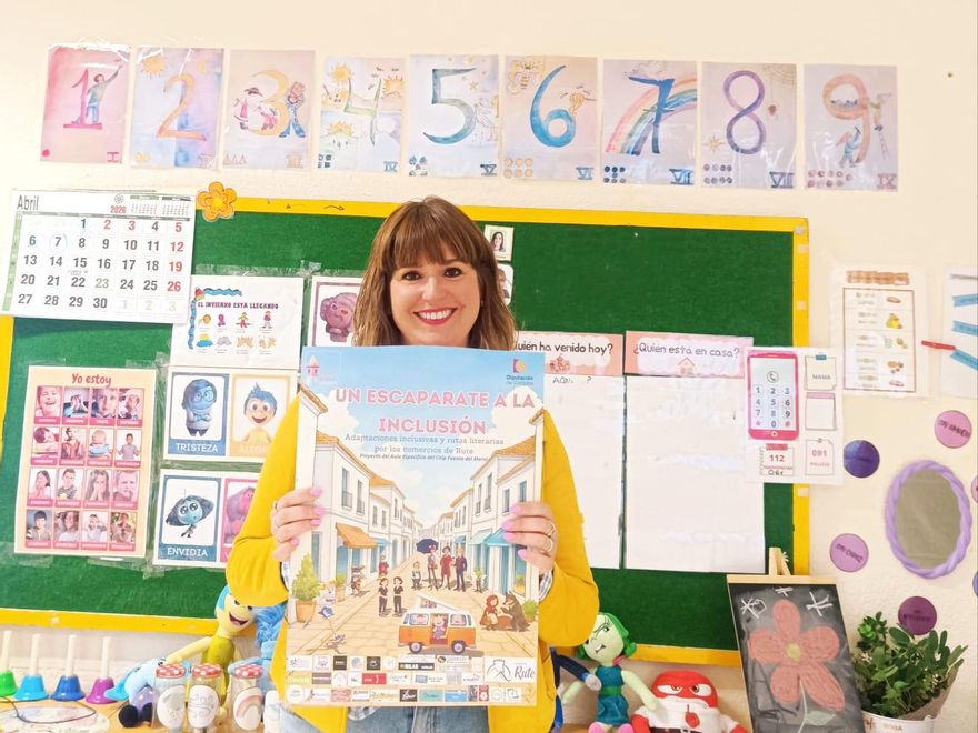 Rosa Acevedo, la maestra que ha ideado el proyecto 'Ruteando cuentos'.