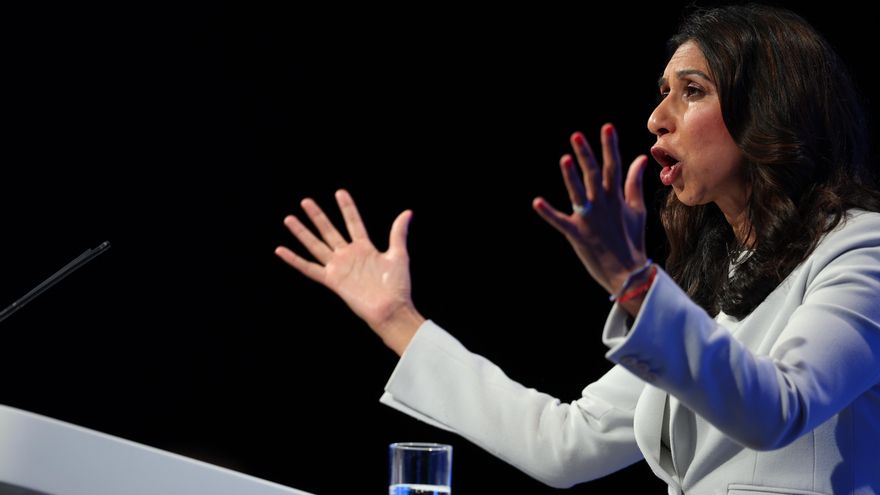 Braverman clama contra el "huracán" de la llegada de inmigrantes al Reino Unido
