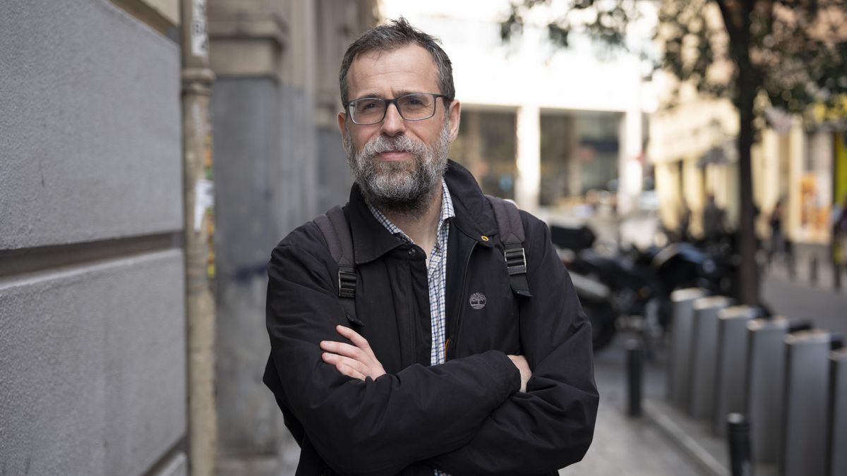 David Fernández, esta semana, en Madrid.