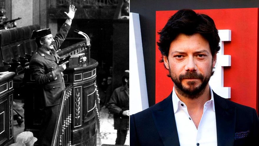 El Congreso revive el golpe del 23-F para rodar la serie 'Anatomía de un instante', con Álvaro Morte como Adolfo Suárez