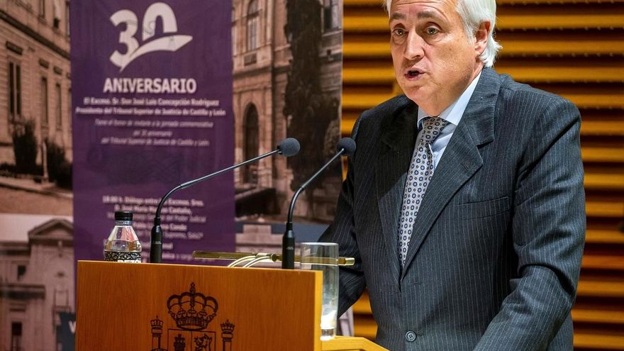 El presidente del Tribunal Superior de Justicia de Castilla y León (TSJCYL), José Luis Concepción.