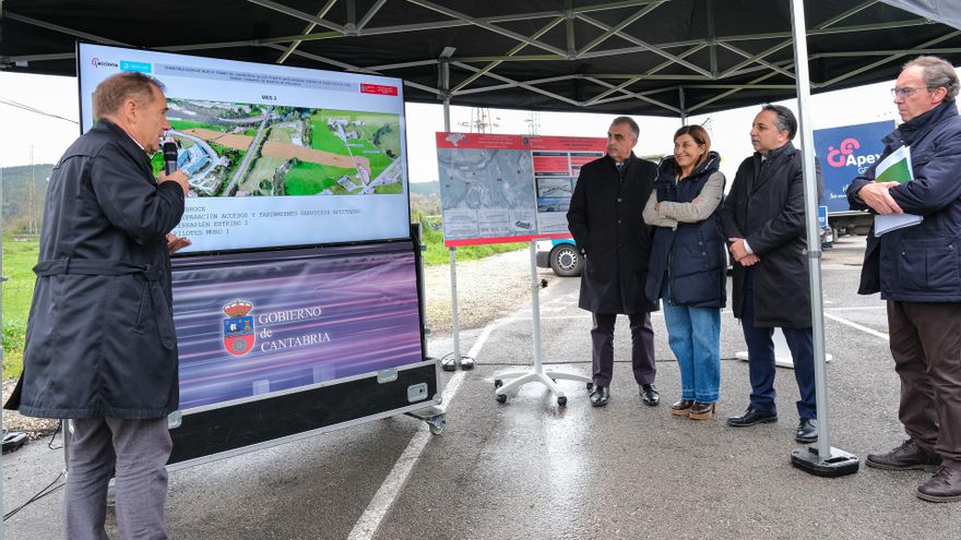 Acto de inicio de las obras de la variante de Renedo