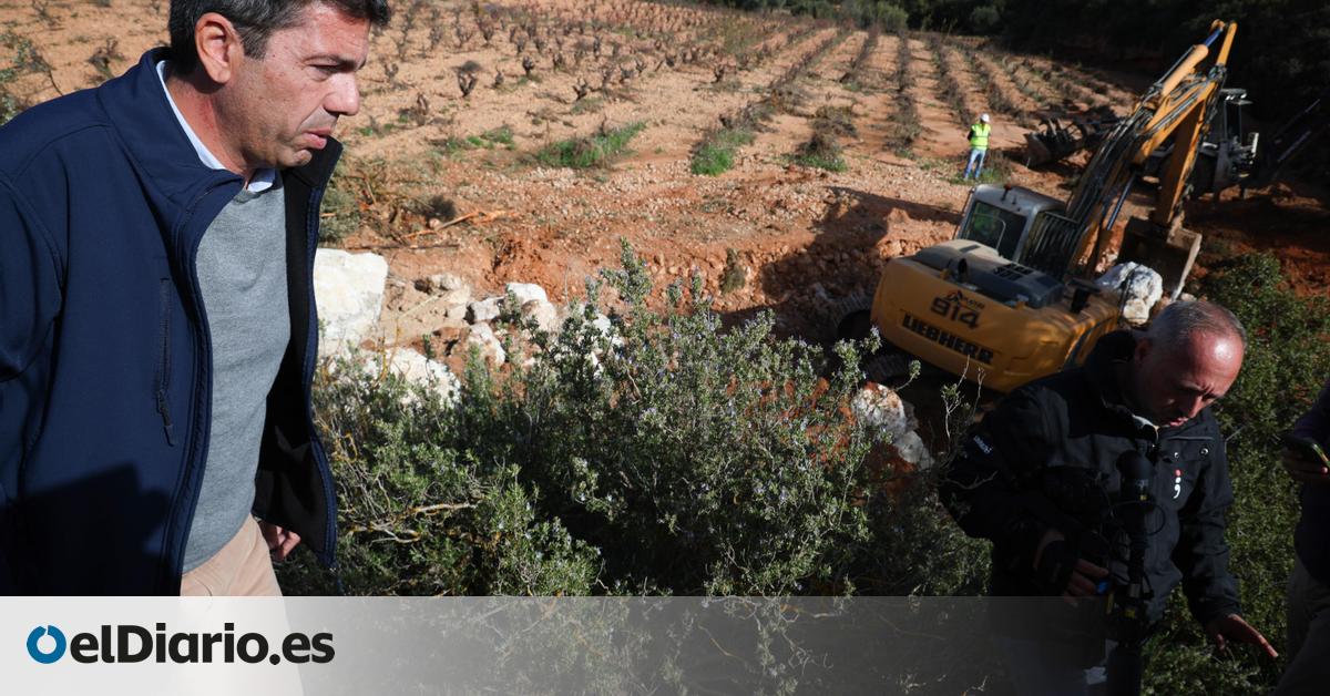 El Gobierno de Mazón esconde el nivel real de ejecución de sus obras de la dana, que sus datos fijan en solo el 35%