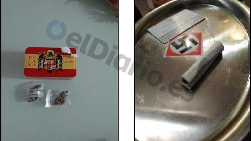 Esvásticas, cocaína y más de 800 evidencias "de carácter fascista" en el móvil del nazi que atacó a Podemos