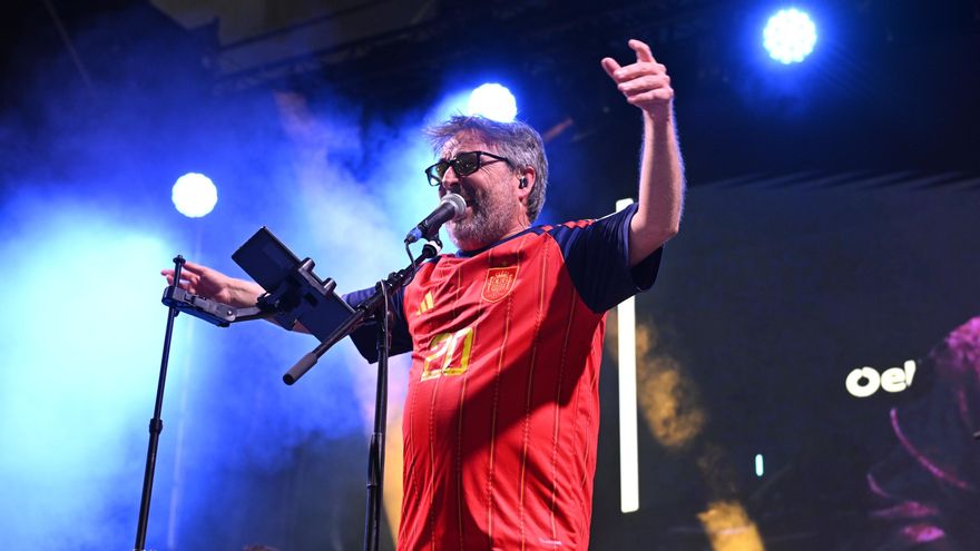 Jordi Évole, durante su actuación en el FIC