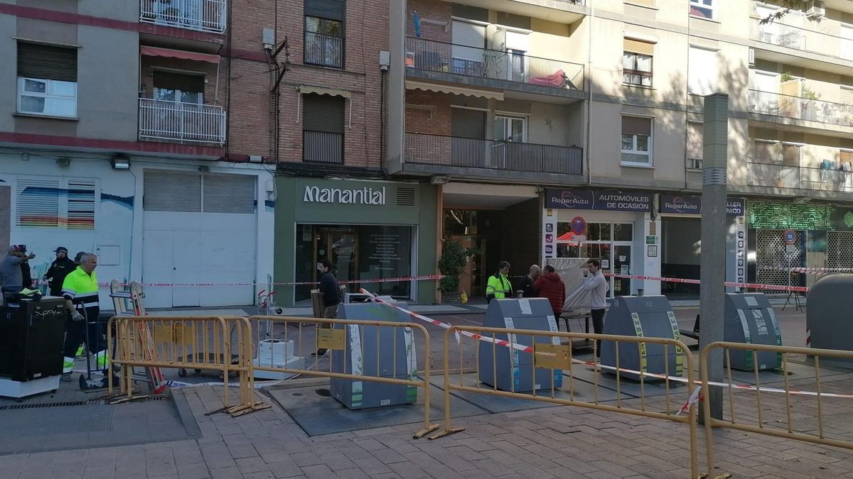 Los vecinos del bloque 1 de la plaza de Santa Clara de Huesca podrían regresar a sus casas a partir del próximo martes