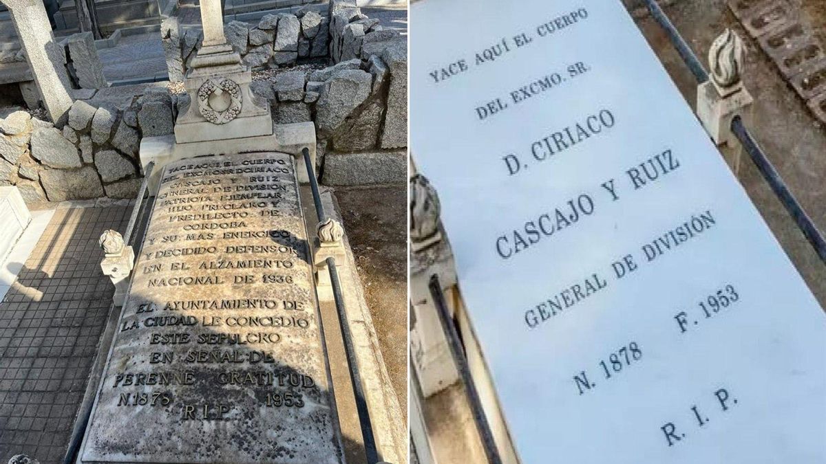 Aremehisa celebra el cambio de lápida de Cascajo "tras casi siete años" desde que lo pidió