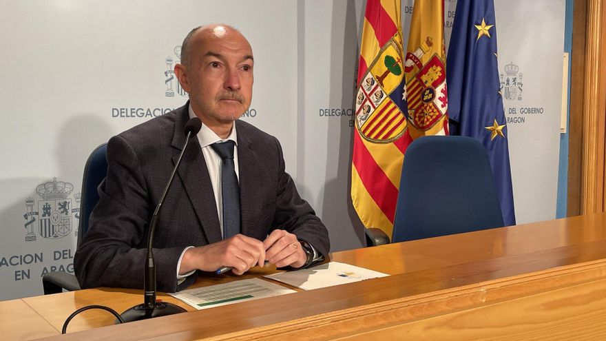 Archivo - El delegado del Gobierno en Aragón, Fernando Beltrán.