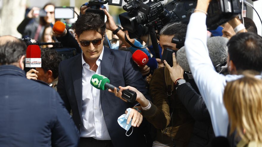 El empresario Luis Medina a su llegada al Juzgado de Instrucción número 47 de Madrid.