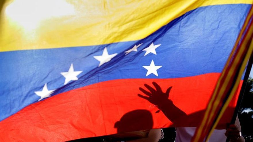 Concentración en Tenerife a favor de Juan Guaidó, en imágenes