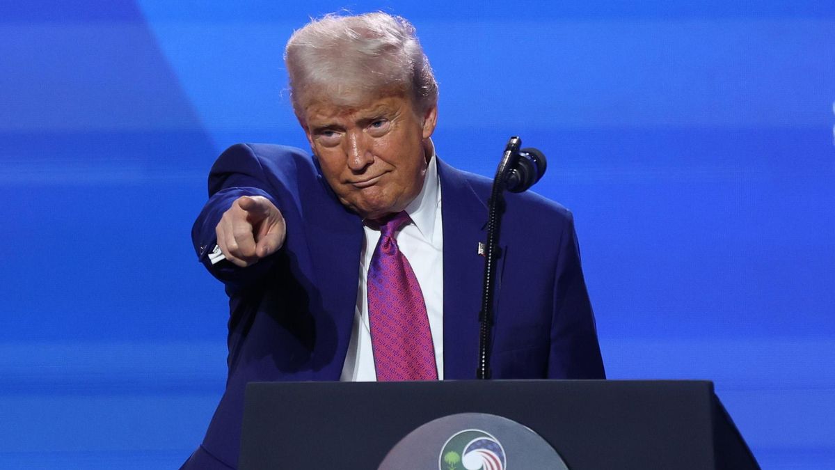 Fotografía del presidente de Estados Unidos, Donald Trump. EFE/Ali Haider