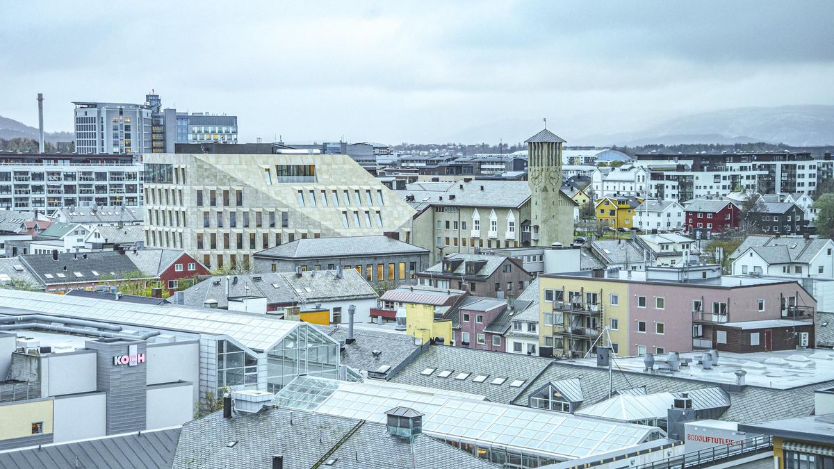 Paisaje urbano en Bodo.