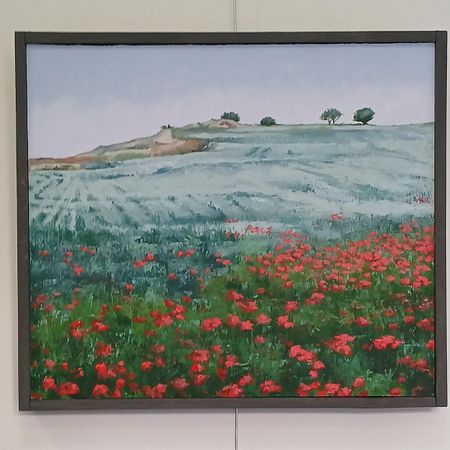 Uno de los cuadros de Alicia Urda en 'Soledades de la Naturaleza. Tierras de Castilla'