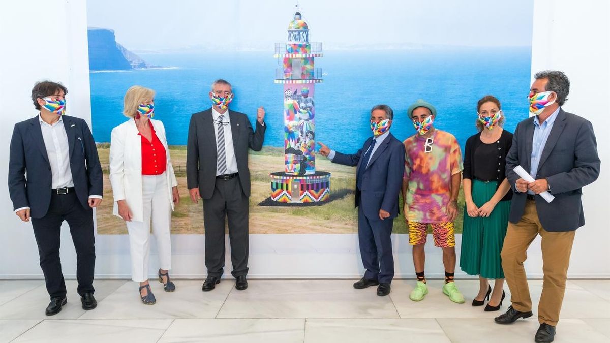 Presentación de un boceto de la obra que se realizará este verano en Ajo. | ARCHIVO