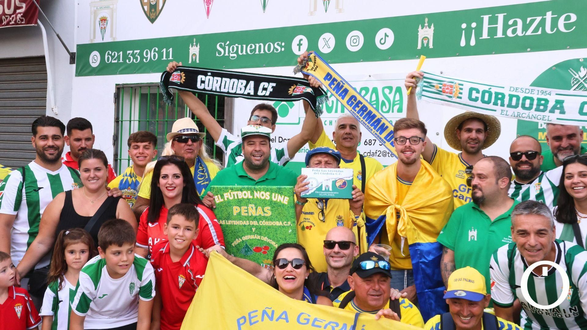 Hermanamiento de peñas entre el Córdoba CF y la UD Las Palmas