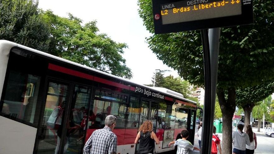 Autobús en Puertollano