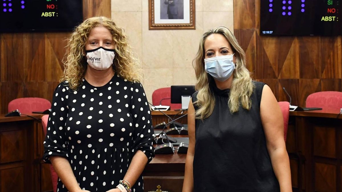 Raquel Díaz y Susana Machín.
