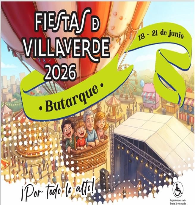 Cartel de las Fiestas de Butarque 2026
