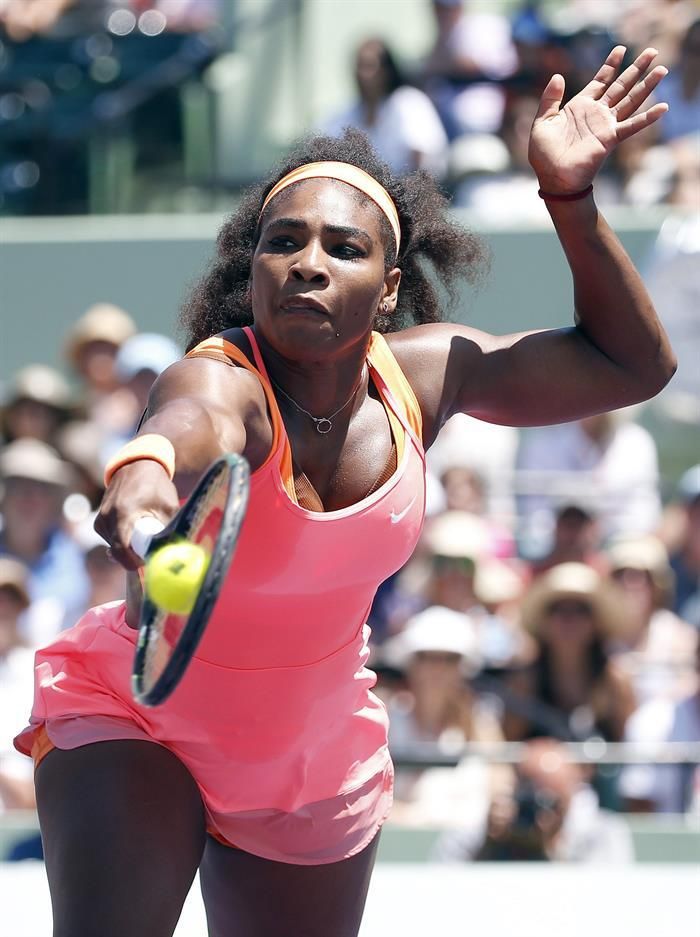 Serena Williams en la final del Abierto de Miami EFE/EPA/RHONA WISE