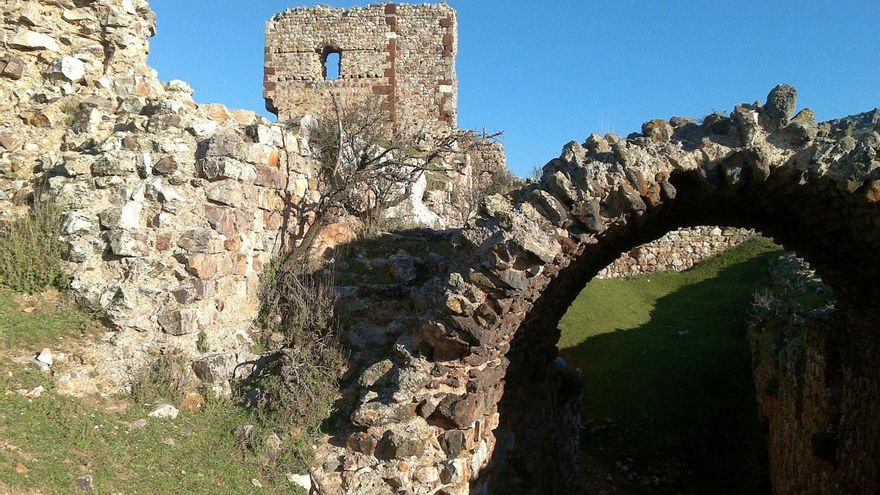 Interior del castillo de Salvatierra, en Calzada de Calatrava (Ciudad Real)
