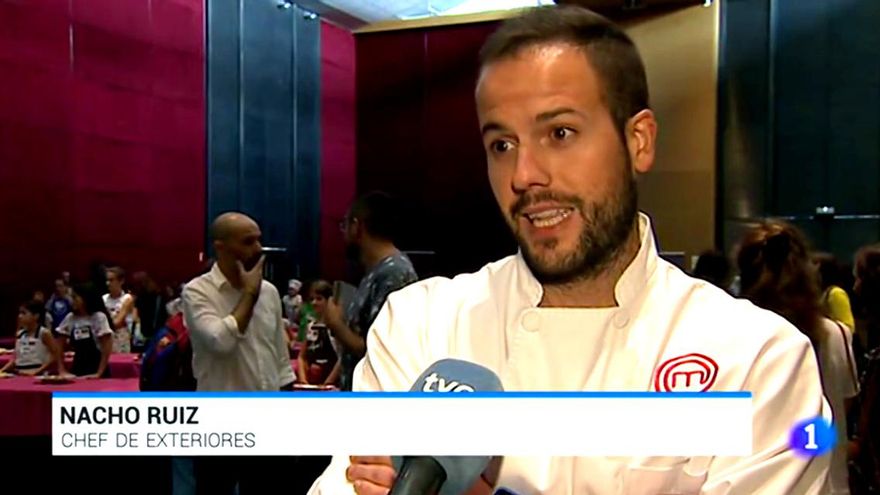 Nacho Ruiz, chef y juez de los castings de MasterChef Junior