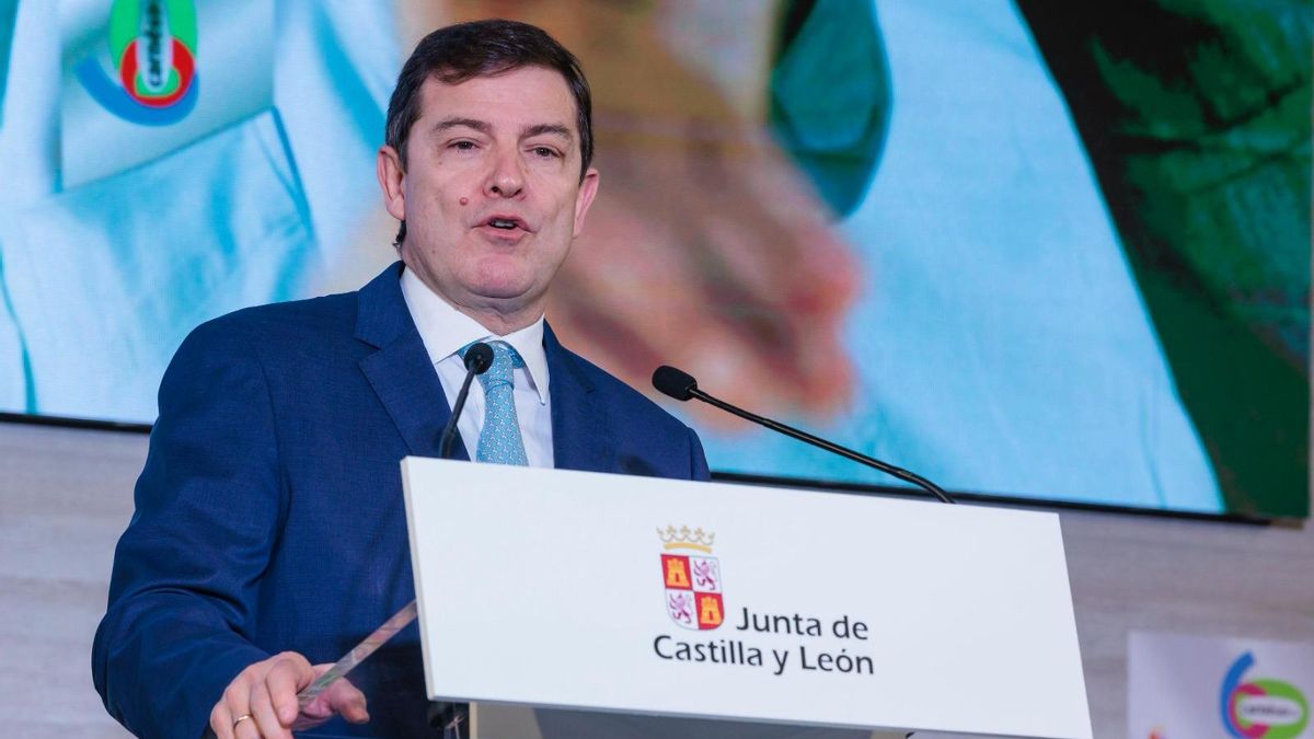 El presidente de la Junta de Castilla y León, Alfonso Fernández Mañueco.