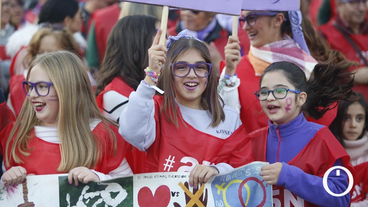 Manifestación contra la violencia machista 25N