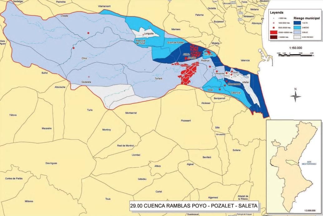 Cartografia del Pla de Risc d'Inundacions.
