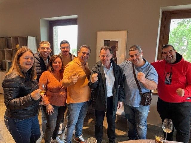 El equipo de El Rincón de Juan Carlos con Martin Berasategui y Erlantz Gorostiza