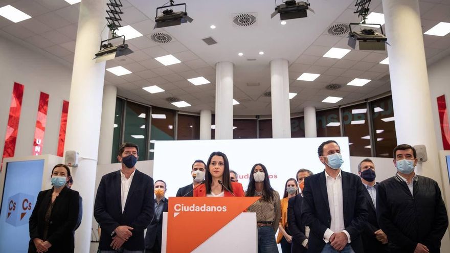 Arrimadas refuerza a Villacís y Aguado a las puertas de unas elecciones en las que se juega su supervivencia