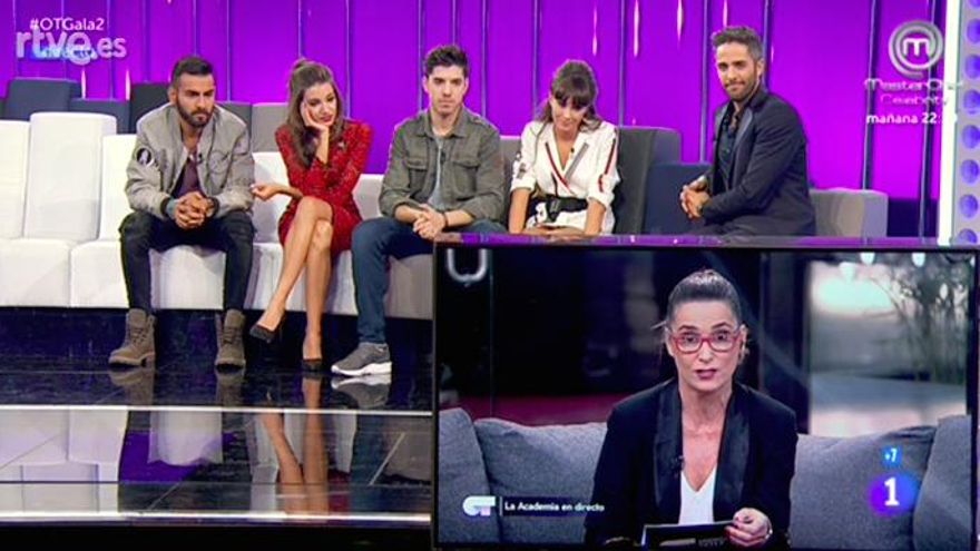 Noemí conectando con plató