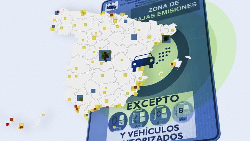 Solo funcionan 14 de las 149 zonas de bajas emisiones obligatorias por ley tras 1.500 millones de fondos europeos