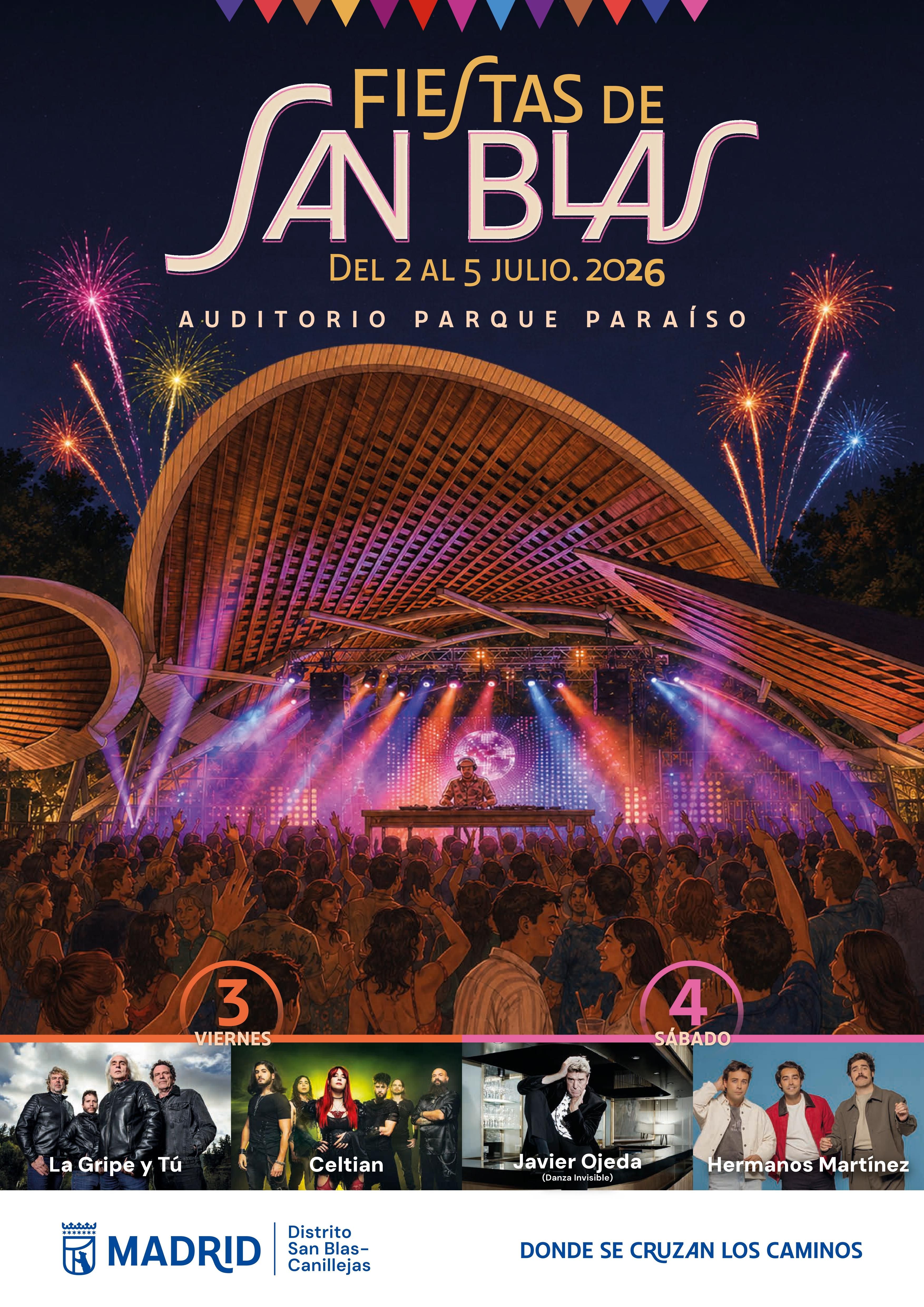 Cartel de las Fiestas de San Blas 2026