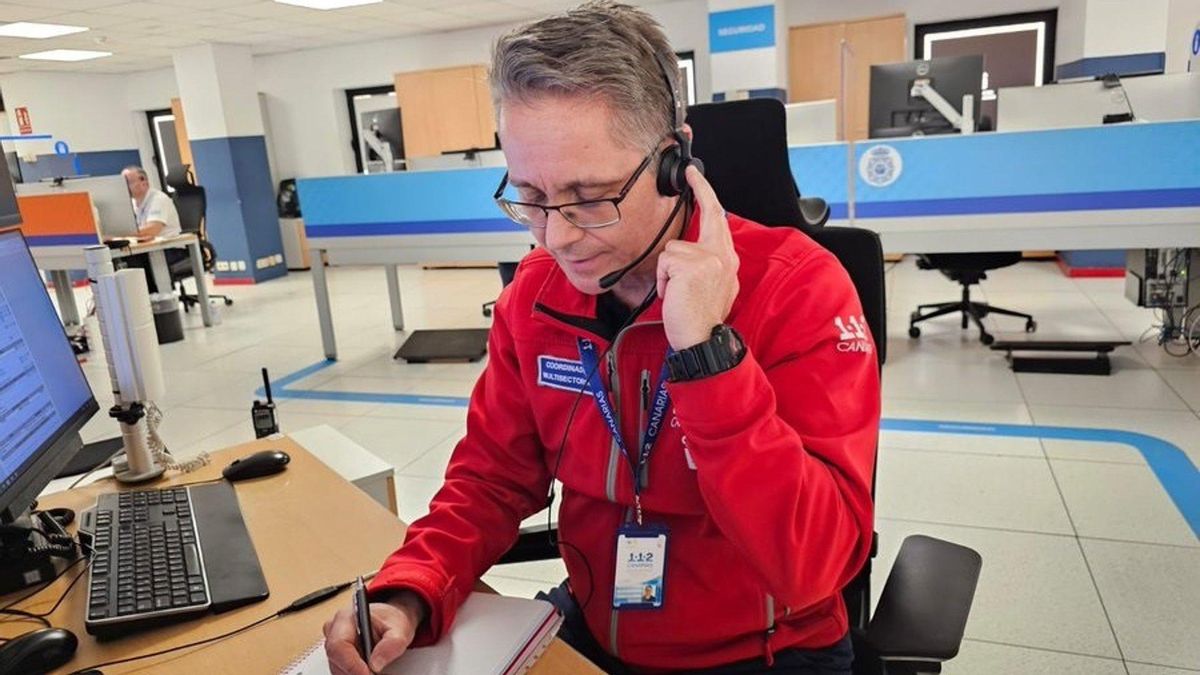 Un motorista resulta herido tras sufrir una caída en la GC-1, a su paso por Telde