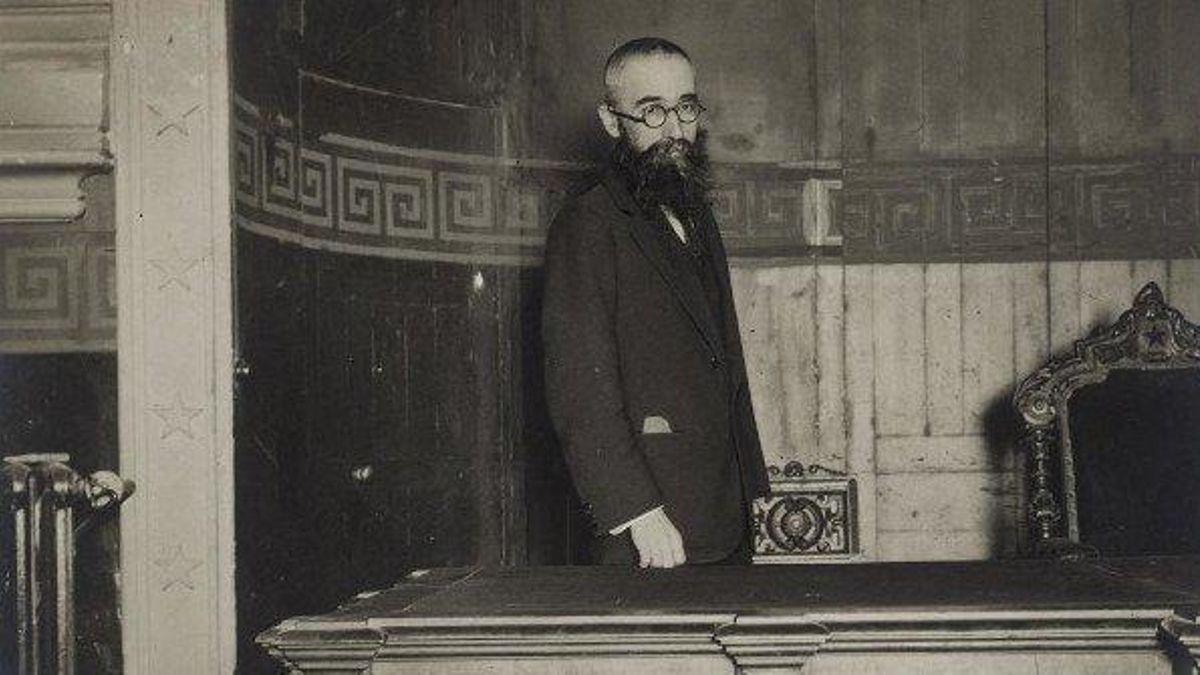 Una de las fotografías de Valle Inclán que componen la exposición