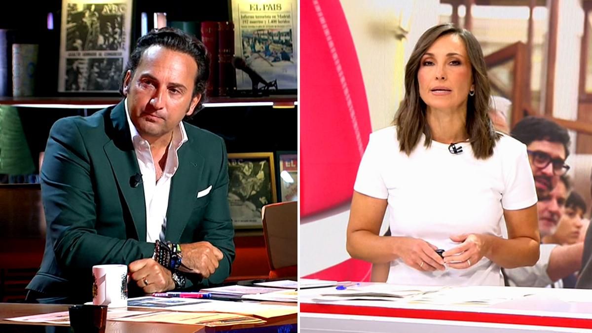 Iker Jiménez en 'Horizonte' / Lidia Camón en 'Noticias Cuatro 1'