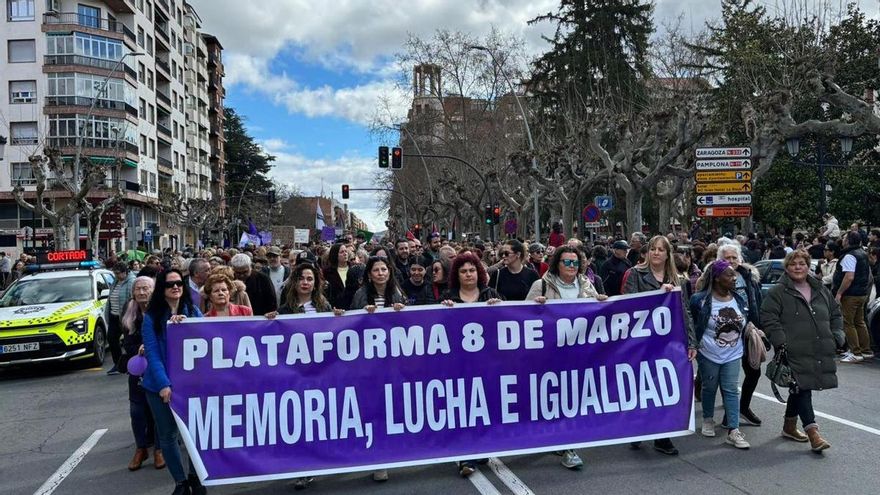 Manifestación del 8M en Logroño