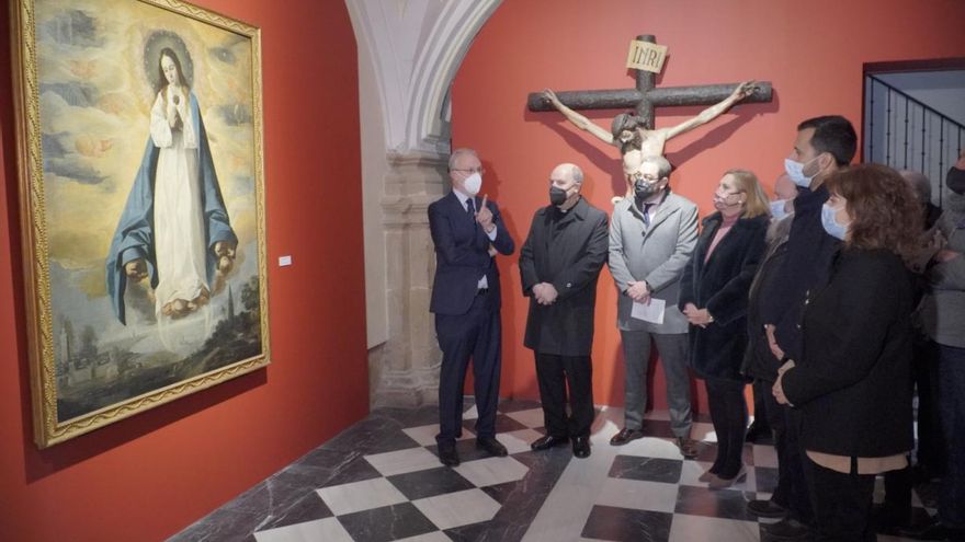 inauguración de la exposición ‘Los Zurbaranes de Jadraque’, en la Parroquia de ‘San Juan Bautista’  de la localidad