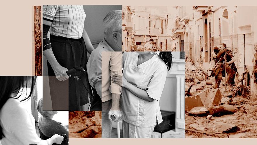 Salvan a tu padre, pero acaban en la calle sin ayudas: el abandono de las cuidadoras internas sin papeles, afectadas por la DANA