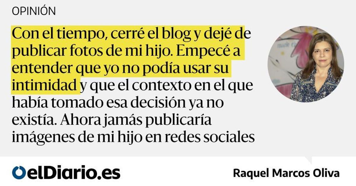 Por qué ya no comparto fotos de mi hijo