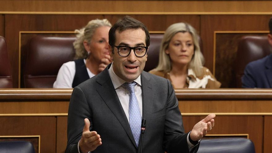 El vicepresidente primero y ministro de Economía, Comercio y Empresa, Carlos Cuerpo, durante una sesión de control al Gobierno, en el Congreso de los Diputados, a 30 de septiembre de 2026, en Madrid (España). Marta Fernández / Europa Press