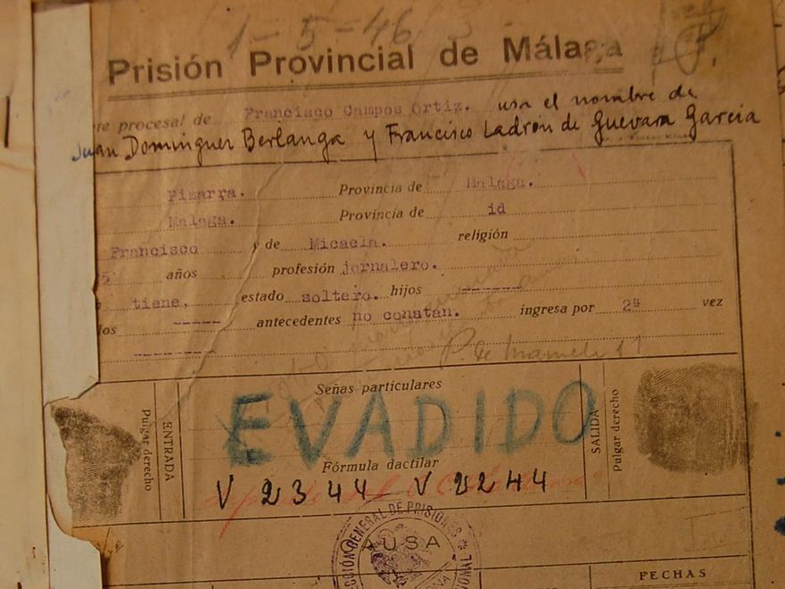 Portada del expediente del Archivo Militar Territorial