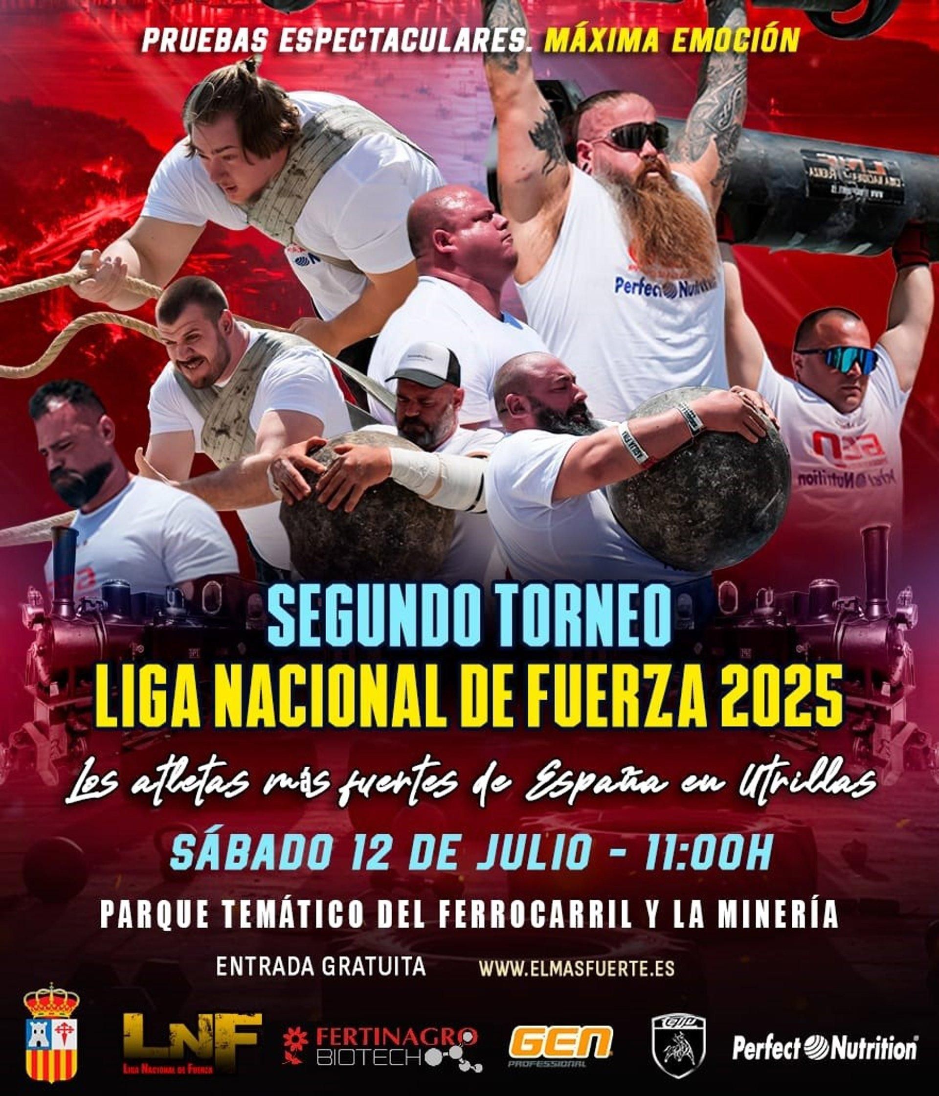 Cartel del torneo en Utrillas.