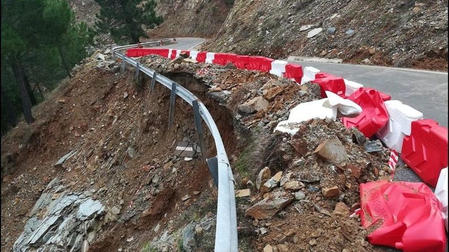 Diputación aprueba la contratación por 4,8 millones del arreglo de cinco carreteras afectadas por temporales