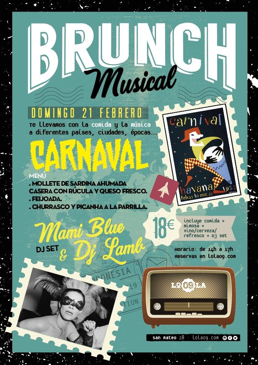Brunch musical Carnaval en Lola 09