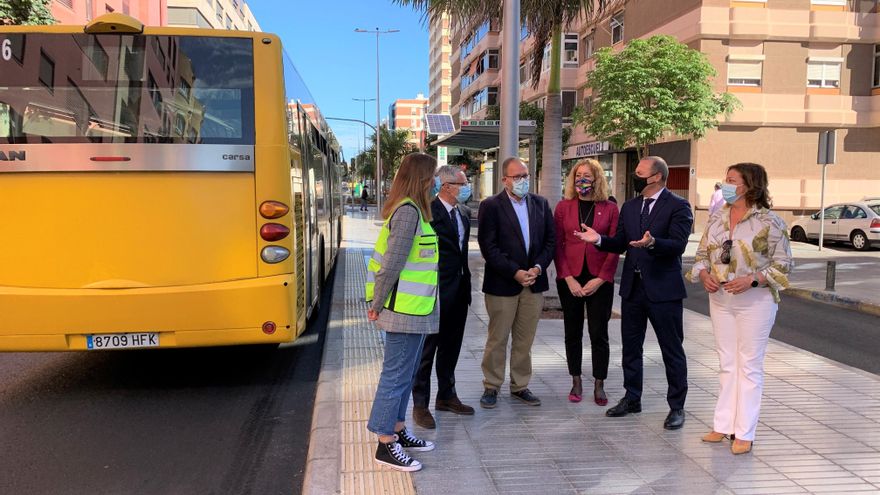 Las Palmas de Gran Canaria abre el tramo de la MetroGuagua entre las calles Venegas y Luis Doreste Silva
