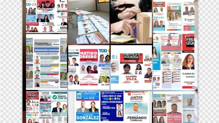 Boletas para las elecciones legislativas en la Argentina: provincia por provincia, todos los candidatos
