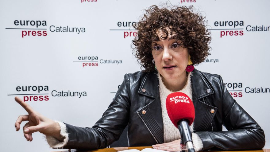 La diputada de Sumar y dirigente de En Comú Podem, Aina Vidal, durante una entrevista para Europa Press, a 4 de enero de 2024, en Barcelona, Catalunya (España). Aina Vidal fue la candidata por Barcelona de la nueva coalición de los comunes con Sumar en la