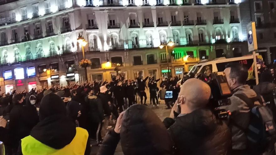 Congregados en la Puerta del Sol