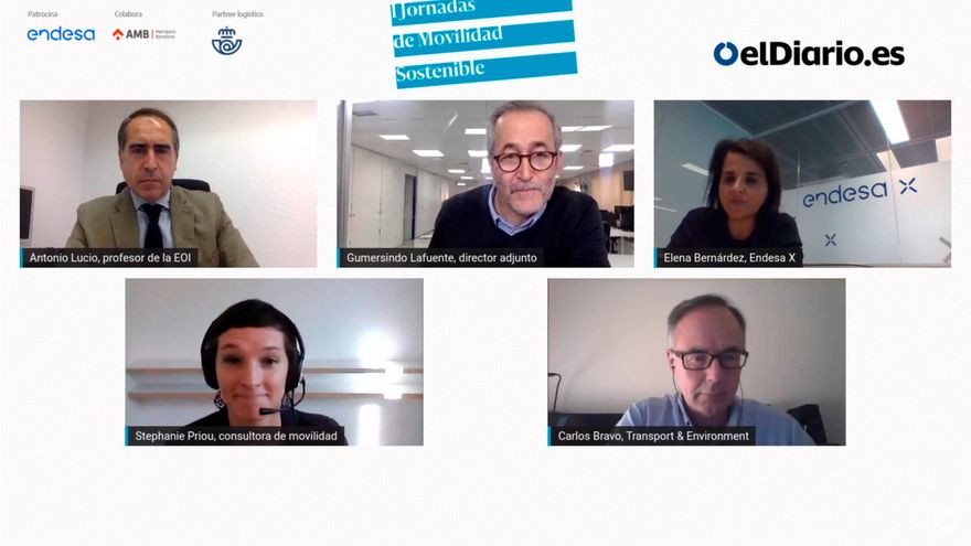 Debate 'La electrificación de la movilidad' en las I Jornadas de Movilidad Sostenible organizadas por elDiario.es